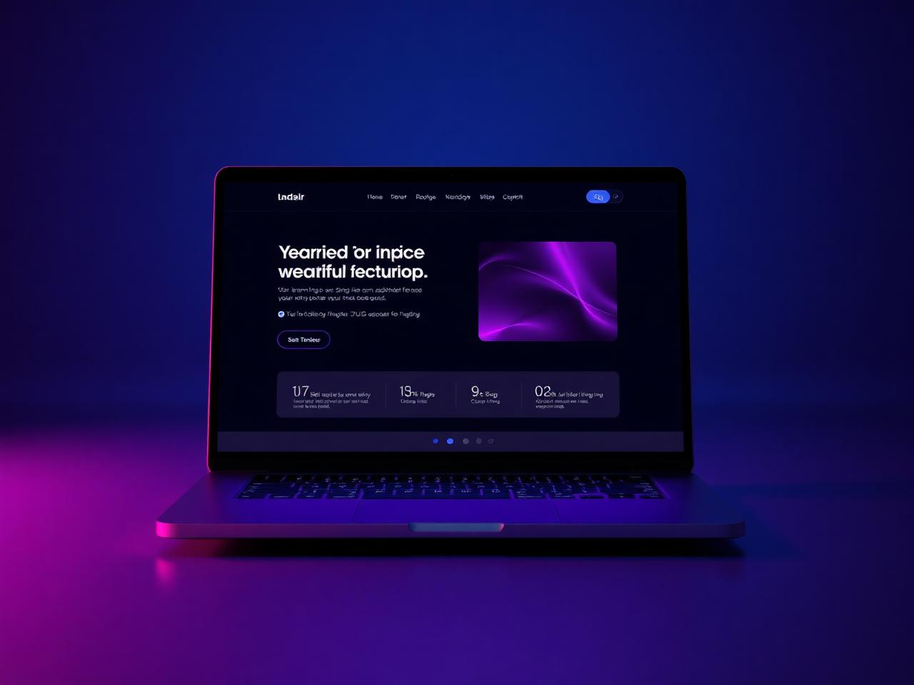 Mockup de landing page premium diseñada por Imperia Mktr